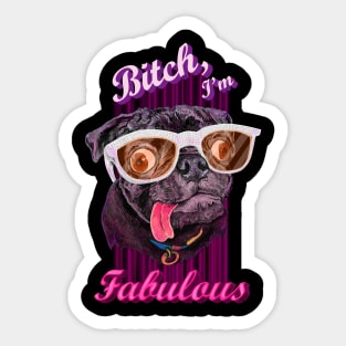 One Fab Doggo Sticker